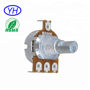 16Mm <span class=keywords><strong>10K</strong></span> 20K 50K 100K Ohm Carbon Phim Quay <span class=keywords><strong>Potentiometer</strong></span> Với Trung Tâm <span class=keywords><strong>Tap</strong></span> - Product Image 2