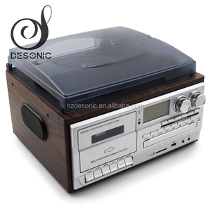 Gramophone en solde, <span class=keywords><strong>lecteur</strong></span> de disques vinyles LP avec <span class=keywords><strong>lecteur</strong></span> <span class=keywords><strong>USB</strong></span>, SD, <span class=keywords><strong>CD</strong></span>, radio <span class=keywords><strong>et</strong></span> cassette - Product Image 6