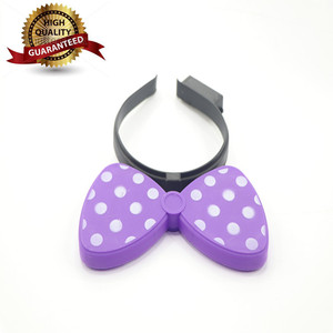 파티 Bowknot 머리띠 글로우 LED 깜박이 조명 활 미니 깜박이 빛 헤어 밴드 걸쇠 - Product Image 3