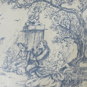 Tissu de toile de polyester de coton d'impression de poly art TC de conception de croquis de style mythologique occidental - Product Image 4
