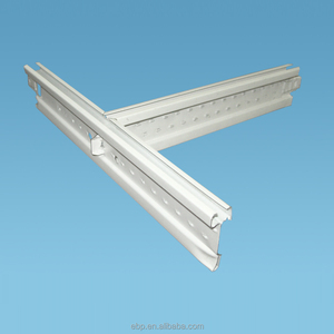 Barres en T en acier galvanisé pour ossature de <span class=keywords><strong>suspension</strong></span>, tailles anti-incendie et antirouille, renforcement du béton, largeur 15-24 mm, hauteur 26-42 mm - Product Image 3