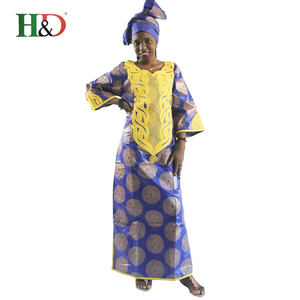 H & D designs African lace blouse American Girl Ladies clothing Vogue dresses with photo - Product Image 2