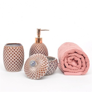 <strong>Bath</strong> <strong>Accessories</strong> pink Color <strong>Ceramic</strong> China Bathroom <strong>Accessory</strong> for <strong>Houseware</strong> - Product Image 4