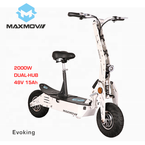 Vente en gros à prix bas, rapide, 2000w, pliable, puissant, adulte, trottinette électrique, vélo électrique, skateboard, scooter électrique - Product Image 5
