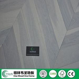 Sản Phẩm Mới Được Tùy Chỉnh, Màu Đá Vôi Chevron, Sàn Gỗ Sồi Sàn Herringbone - Product Image 4