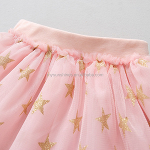 Brillo estrella bebé niñas Tutu faldas niño ropa lindo Chiffon Tutu niños princesa falda uniforme de la escuela diseño falda - Product Image 2