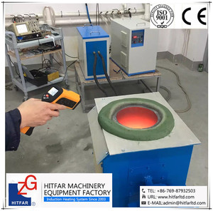 Fourneau de fusion à induction pour l'or, l'argent et le cuivre de 45 KW 380 <span class=keywords><strong>V</strong></span> 3 P 50 KG, alimenté par l'électricité - Product Image 4