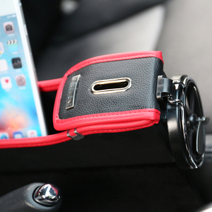 Consolle auto Sede Gap Filler Pocket Organizer con il supporto di tazza - Product Image 3
