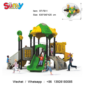 Custom Design Day children playground outdoor large slide for sale - Product Image 5