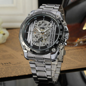 abito nuova moda orologio stile uomini automatici grande viso e i numeri <span class=keywords><strong>romani</strong></span> orologi - Product Image 2
