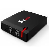 2017 nueva llegada Amlogic S912 híbrido caja de TV matar Pro 3G Ram 16G Rom DVB S2 T2 4k receptor de satélite
