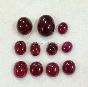 Pierre précieuse rouge de haute qualité, anneau/pendentif en pierre précieuse, bijoux à la mode de Paris, design OEM - Product Image 3