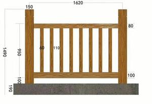 Moules en plastique cnc <span class=keywords><strong>pour</strong></span> clôture en béton préfabriquée, 4 pièces - Product Image 3
