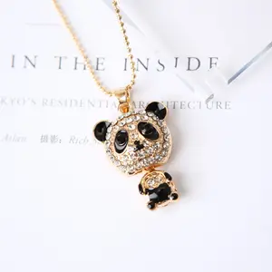 Pendant with Rope Chain INTERESTPRINT Young Giant Panda Bear in Tree Necklace & Pendant for Unisex Adult 
