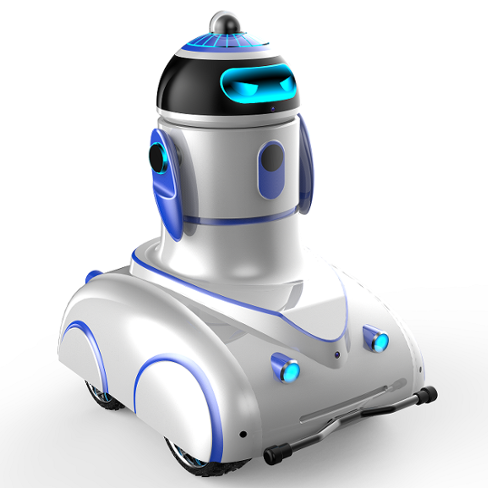 White XiaoAn Intelligent Outdoor Security Patrol Service Robot