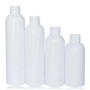 定制批发圆形白色迷你塑料瓶，100毫升30毫升瓶 - Product Image 1