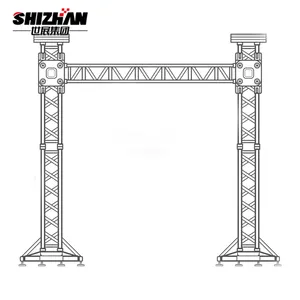 LED wall sound speakers lifting truss tower