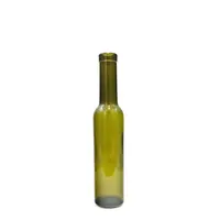 عالية الجودة الزجاج الأحمر زجاجات نبيذ باللون الأخضر بوردو 200 مللي الصانع