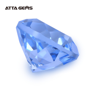 Il trasporto Libero 1000 pz/lotto 1.0 ~ 3.0 millimetri #104 <span class=keywords><strong>Blue</strong></span> Stone Taglio Brillante Rotondo Spinello Sintetico Prezzo Per Carato - Product Image 3