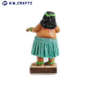 لوحة القيادة الراتنج Hula Girl <span class=keywords><strong>bobblehead</strong></span> - Product Image 3