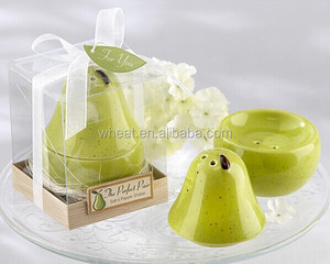 " la coppia perfetta" pera in ceramica <span class=keywords><strong>sale</strong></span> e pepe shaker - Product Image 1