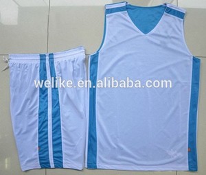 nuevo diseño de hombres vestidos de blanco <span class=keywords><strong>camiseta</strong></span> de <span class=keywords><strong>baloncesto</strong></span> de equipo conjunto de la camisa - Product Image 1