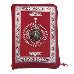 Nouvelles idées de produits 2023 Tapis de prière musulman de poche écologique Tapis de prière de voyage avec boussole - Product Image 4