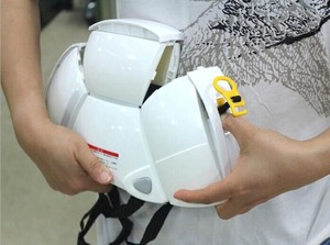安全ハードハット防災用折りたたみヘルメットポータブル簡単折りたたみ/展開小ボリューム - Product Image 2