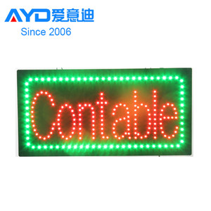 AliChina Express Letreros Luminosos LED de Acrílico para Publicidad, Cajas de Luz LED para Tiendas, Soporte para Neumáticos, Letrero LED de Apertura - Product Image 6
