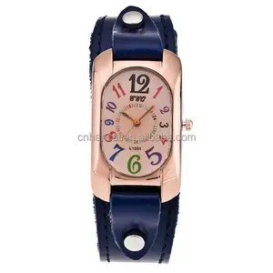 CCQ Brand Fashion Genuine Cow Leather Wrist Watch Analog Women Casual Vintage Quartz Wrist Watch Relogio Feminino Gift Hot