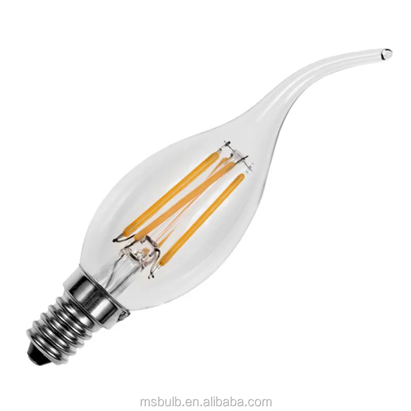 Yeni varış led filament ampul C35 led mum ışığı akıllı IC sabit akım sürücü