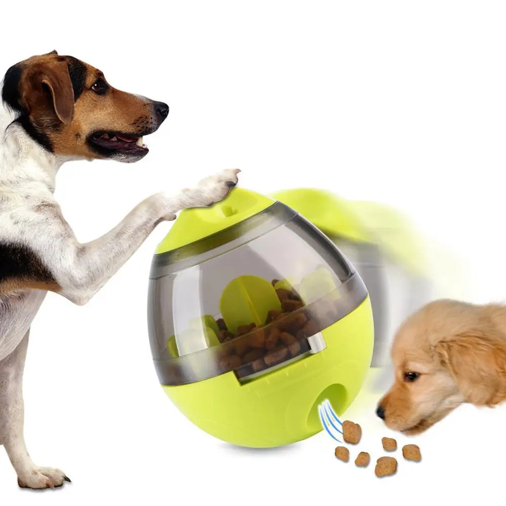 الكلب طعام قطط موزع الكرة لعبة بهلوان تصميم التدريب يهز اللعب زيادة الذكاء وحدة إطعام تدريجي الغذاء الاستغناء تغذية الكرة
