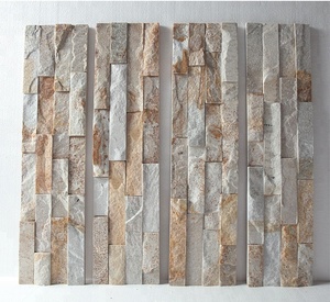 Pannello Decorativo <span class=keywords><strong>in</strong></span> <span class=keywords><strong>Pietra</strong></span> Naturale Impilata per Rivestimento Murale - Product Image 3