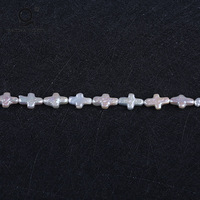 A Natural White Cultured Irregular Cross Shape Freshwater Pearls Baroque Pearls