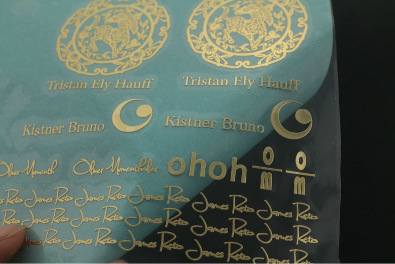 пользовательских гальваническим золотом metal кдей наклейки этикетки