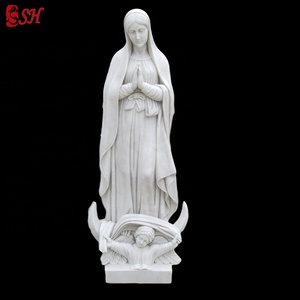 Personnalisé Blanc Marbre Naturel <span class=keywords><strong>Catholique</strong></span> Religieux Béni Statue En Pierre Marbre Vierge Marie Notre-Dame <span class=keywords><strong>De</strong></span> Fatima Pour <span class=keywords><strong>L</strong></span>'<span class=keywords><strong>église</strong></span> - Product Image 5