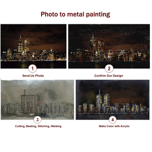 Metallo 3D Ferro Rustico Pittura per L'hotel - Product Image 4