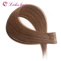 Extensions de cheveux brésiliens gris à bande, 36 pouces, chaud, humide et ondulé, bon marché