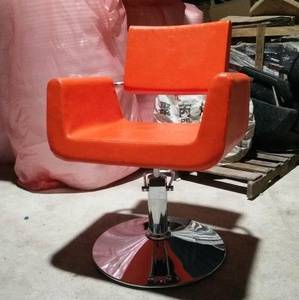 2019 Latest Unique Style Moulded Sponge <strong>Orange</strong> Styling <strong>Chair</strong> Barber <strong>Chair</strong> Salon <strong>Chair</strong> - Product Image 1