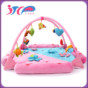 Suave bebé Musical estera de gimnasio <span class=keywords><strong>Manta</strong></span> con marco sonajero arrastrándose juguete gimnasio Mat aprendizaje Mat - Product Image 3