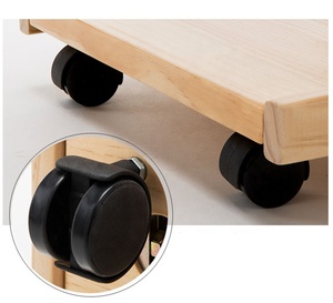 Extraíble pequeña mesa de café con ruedas simple mini sofá lado pequeño mesa de dormitorio - Product Image 4