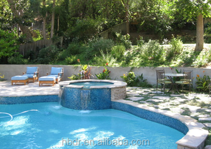 Commercio all'ingrosso di fabbrica di high-end materiale chiaro <span class=keywords><strong>piastrelle</strong></span> di vetro bule di colore mosaico di vetro <span class=keywords><strong>piastrelle</strong></span> piscina per il nuoto piscina - Product Image 4