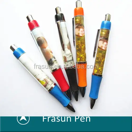 Special 3D Photo Parts Metal Advertising Fashion Picture Pen Promotional Pens