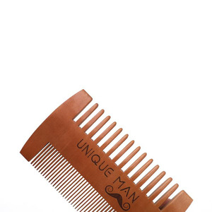 Pettine in Legno di Sandalo a Denti Larghi per Barba e <span class=keywords><strong>Pidocchi</strong></span>, Personalizzabile con Logo OEM, Utilizzabile su Entrambi i Lati, con Confezione - Modello 2025 - Product Image 5
