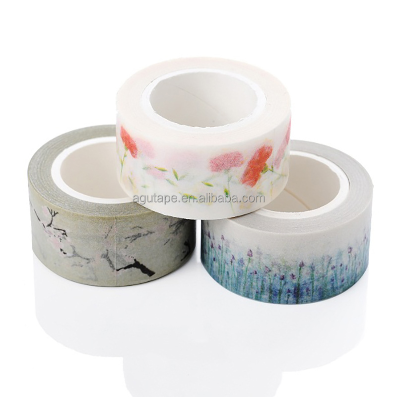 Рисовая лента washi, красивый дизайн, 2 см X 10 м