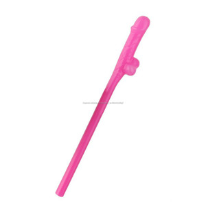 Pajita Pitillo Sorbete Popote Con Forma De Pene Con Testiculos - Product Image 4