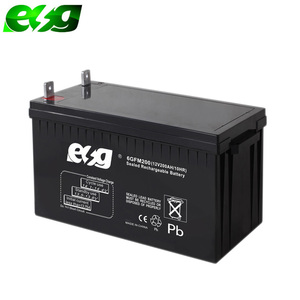 ESGソーラーパワーシステム12v 200ah VRLA SMFディープサイクル長寿命ソーラーインバータージェルバッテリー - Product Image 3
