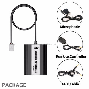 Apps2car Voiture MP3 Lecteur De Voiture Changeur de Musique Bluetooth <span class=keywords><strong>Adaptateur</strong></span> pour Voiture Stéréo pour Camry Prius <span class=keywords><strong>Yaris</strong></span> - Product Image 2