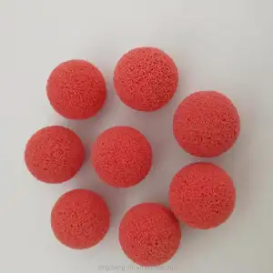 不同颜色泡沫清洁橡胶球定制尺寸
