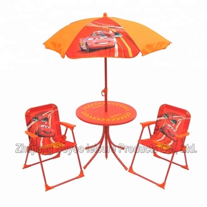 2022 Bán Hàng Trung Quốc Nhà Sản Xuất Tốt Nhất Phổ Biến Trẻ Em Trẻ Em Patio Xách Tay Gấp Bàn Và Ghế Đặt - Product Image 6